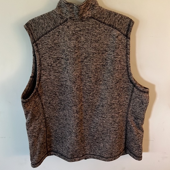 Exertek Gray Vest 100% Polyester Sz 2X Full Zip - Picture 8 of 11